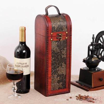 【廠家直銷訂做紅酒包裝盒單支裝葡萄酒禮盒懷舊復(fù)古創(chuàng)意C04-4長(zhǎng)12cm寬12cm高35cm】義烏市森廣電子商務(wù)商行 - 產(chǎn)品庫(kù)